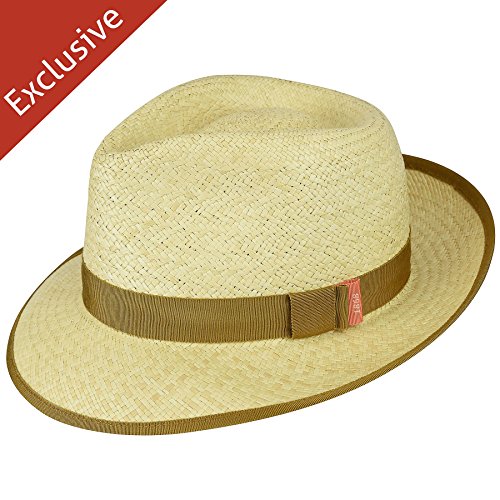 Bollman Hat Company Male Willie C. Fedora - Exclusive Dark Natural S