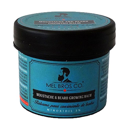 Mel Bros Co Moustache and Beard Growing Balm 2oz