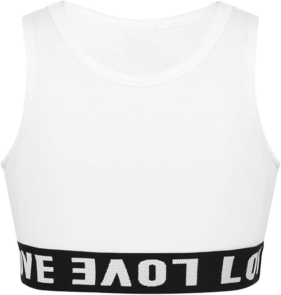 Sportswear Fille Enfant 3 10 Ans Brassiere Sport Enfant Vetements De Running Fille Debardeur Haut De Danse Sport Gymnastique Fitness Musculation Haut De Bain Dancewear Amazon Fr Vetements Et Accessoires
