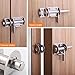 MyLifeUNIT Stainless Steel Sliding Gate Latch, Mini Security Lock Barrel Bolt (2 Pack)