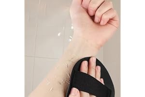 2 Pack Exfoliating Bath Gloves,Body Scrubber Mitt for Shower and Spa,Reusable Loofah Gloves for Deep Cleansing and Skin Exfol