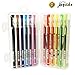 Colored Gel Pens with Diamond Tip and Scale, Fine Point Pens for Coloring Books Bullet Journal Scrapbooks Writing Notes Taking by Magicdo (0.5mm,12 Colors)