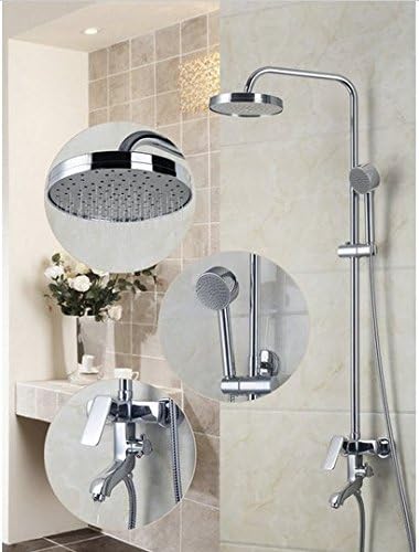 Gowe Shower Set Bathroom Chrome 8 Wall Mounted Rain Shower Only