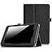 Fintie Folio Case for Acer Iconia One 7 B1-730HD Tablet Premium Vegan Leather Slim Fit Stand Cover With Stylus Holder - Black