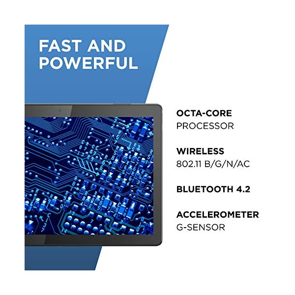 Lenovo Tab M10 10.1 Inch HD Tablet – (Quad Core 2.0GHz, 2 GB RAM, 16 GB eMMC, Android Pie) – Slate Black