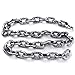ZICOME 6-feet Plastic Grey & Black Chain Links Costume Accessory Halloween Decoration (Old)