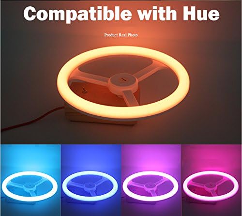 RGB Eye-Care LED Compatible with Hue 1.0 and 2.0 bridge Smart Lamp Control by Wireless APP / Remote Support Touch Control 18w