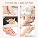 5 Pairs Foot Peel Mask, Exfoliating Callus Peel Booties,Peeling Off Calluses & Dead Skin, Baby Soft Smooth Touch Feet-Men Women (Camomile)