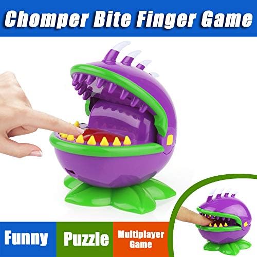 Luckhome Biting Finger Spoof Party Parent-child Toy, Funny Biting Finger Game Mouth Dental Toys Funny Party Home Game Party Game for Adults and Kids (PP, Chomper)