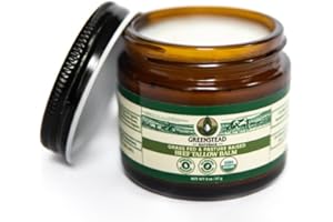 Greenstead Naturals Grass Fed Beef Tallow for Skin – USDA-certified Organic Whipped Tallow Balm For Face and Body with Jojoba Oil and Cocoa Butter – Unscented and Herb-Infused – 2 oz