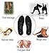 Foot Acupressure Magnetic Massaging Insoles - Massage Insoles Reflexology Plantar Fasciitis Pain Relief Breathable Deodorant Comfort Bamboo Charcoal Silicone Insoles for Men and Women