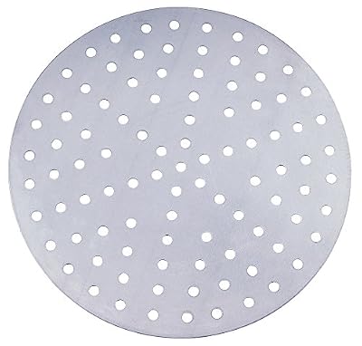Winco APZP-13P 13" Diameter 146 Holes Aluminum Perforated Pizza Disk