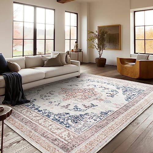 Ashler Vintage Boho Area Rug 3x5