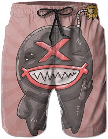 DSWAA Cartoon Bomb/Men's Cute Board Shorts