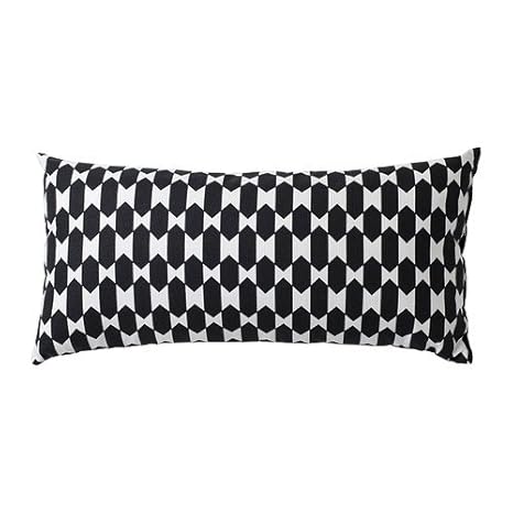 Navviva Cushion 12 X 24 Black White Ikea Amazon In Home