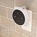 The Spot Deluxe by Dot Genie: The Simplest and Cleanest High-End Outlet Wall Mount Hanger Stand for Home Voice Assistants - Designed in USA (White)