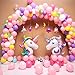 Balloon Arch Kit, Balloon Garland Strip, Balloon Arch Tape，Balloon Tape Strip 50Ft, 300 Dot Glue, 3 Pcs Tying Tool, 30 Flower Clip for Birthday, Wedding, Party Decorations