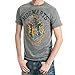 Harry Potter Men's Hogwarts Crest T-Shirt (Small) Grey