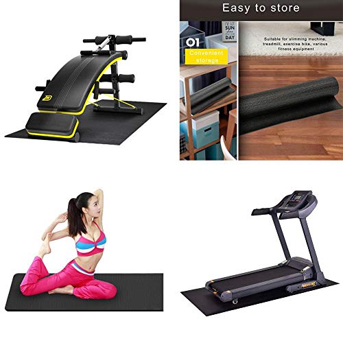 biliten Exercise Equipment Mat Multifunctional Wear-Resistant Treadmill Mat for Floors and Carpet Protection - Thumbnail 7