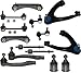 PartsW-14 Pc Suspension Kit Compatible with Honda CR-V 97-01 All Models/Front & Rear Upper Control Arms+Front & Rear Sway Bar Stabilizer Links+Front Inner & Outer Tie Rod Ends+Front Lower Ball Joint