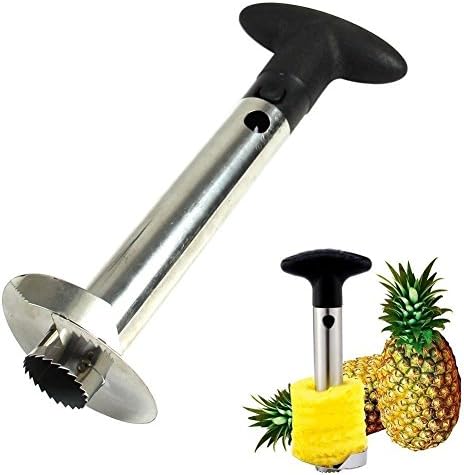 Experty Stainless Steel Pineapple Peeler Corer Slicer Kitchen Gadget - All In One Tool