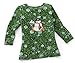 Collections Etc Women's Winter Snow Days Snowman Sequin Top