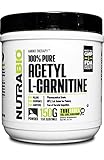 NutraBio 100% Pure Acetyl L-Carnitine Powder - 150 Grams