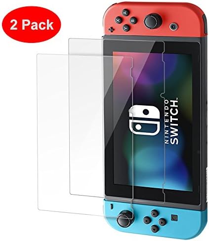 Nintendo Switch Screen Protector, 2-Pack 0.33mm Tempered Glass Screen Protector for Nintendo Switch