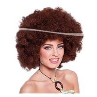 Folat 26841 Braune Afro-Perücke XL Brown Wig