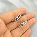 MA&SN Retro Sterling Silver Rings for Women Jewelry Set Open Finger Ring Knuckle Ring Toe Rings Resizable 2pcs