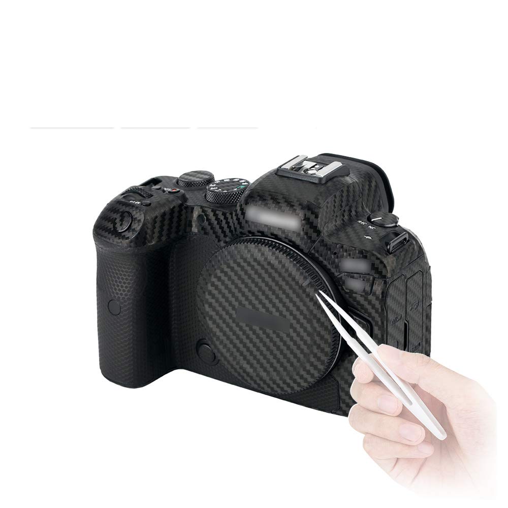KIWIFOTOS Camera Body Skin Guard Protector Anti-Scratch Cutting Sticker for Canon EOS R6 Camera Non-slip Carbon Fiber Pattern Cover Film