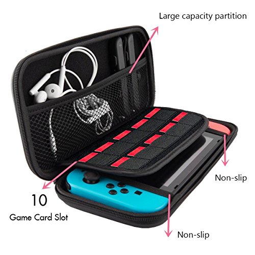image for Nintendo Switch Accessories, Portable Travel Protective Storage Bag, C