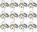 Religious Gifts Mulit Color Wooden Prayer Bead Laser Engraved Mission Rosary, 17 Inch (Pack of 12)