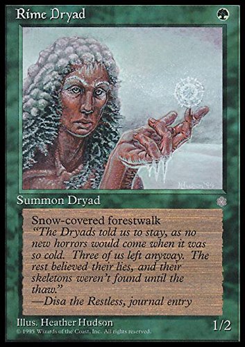 Magic: the Gathering - Rime Dryad - Ice Age