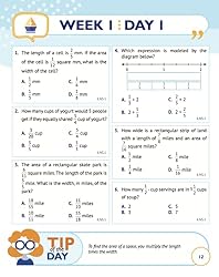 6th Grade Common Core Math: Daily Practice Workbook