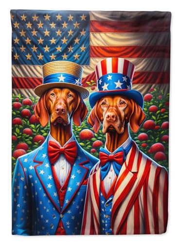 Caroline's Treasures DAC4320CHF All American Vizsla House Flag Large Porch Slee…