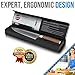 Premium Chef Knife Japanese Style 8 Inch - Multipurpose Balanced Ultra Sharp Professional Carbon Stainless Steel GERMAN Blade Ergonomic Wood Handle Wasabi Knife Set + Magnetic Holder by Amosteel