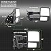 VIPMOTOZ Heated Power Remote Passenger Side Right View Telescopic Turn Signal Exterior Towing Mirror & Glass Replacement For 2008-2016 Ford Superduty F250 F350 F450 F550 Pickup Truck