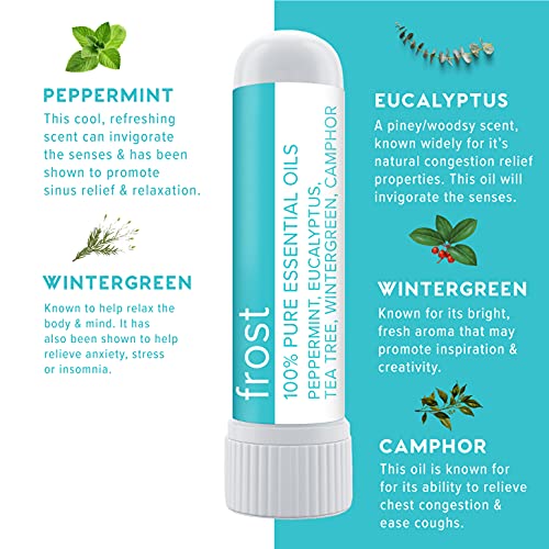 MOXE Frost Energizing Aromatherapy Nasal Inhaler Alleviate