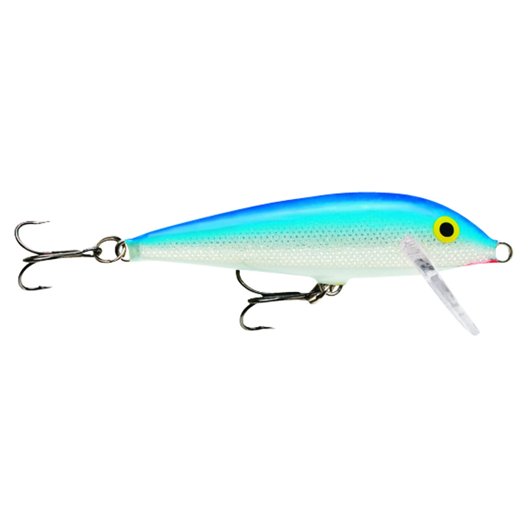 Rapala CountDown Lure with Two No. 10 Hooks, 0.9-1.8 m Swimming Depth, 5 cm Size, Blue