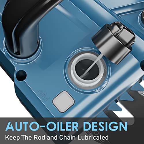 HENX 8Inch Cordless Chain Saw 20V Max Lithiumion, ToolFree Chain