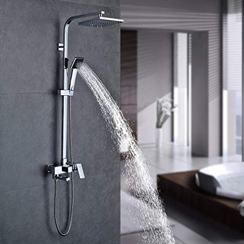 image for LIBINA - bathroom Shower Column rain Shower Set, Flexible Column for S