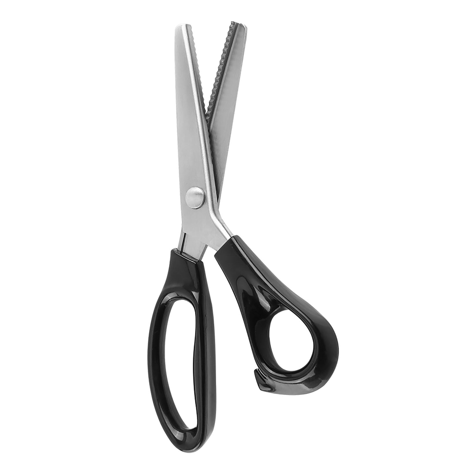 Pinking Shears for Fabric Cutting, Stainless Steel Serrated Scissors, Dressmaking Sewing Crafting, 23cm, 3mm 4mm 5mm 7mm Options, Round and Triangle Type