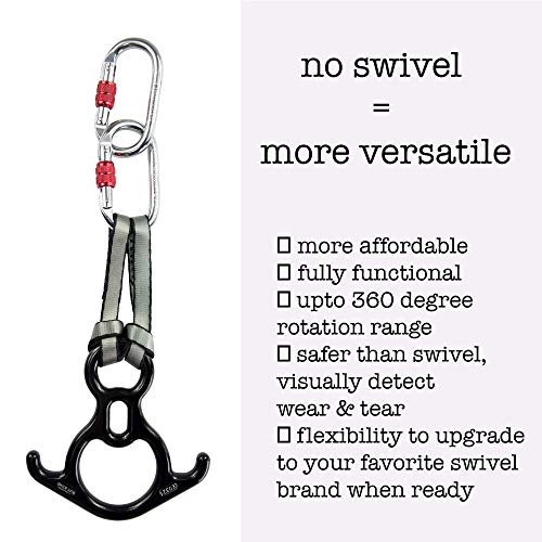 Aerial-Silks-Beginner-Kit-Acrobatic-Flying-Dance-Yoga-Trapeze-Aerial-Yoga-Hammock-Swing-Includes-9-Yards-of-Aerial-Tricot-Fabric-Hardware-Guide-Suitable-for-Rigging-Point-Upto-13ft