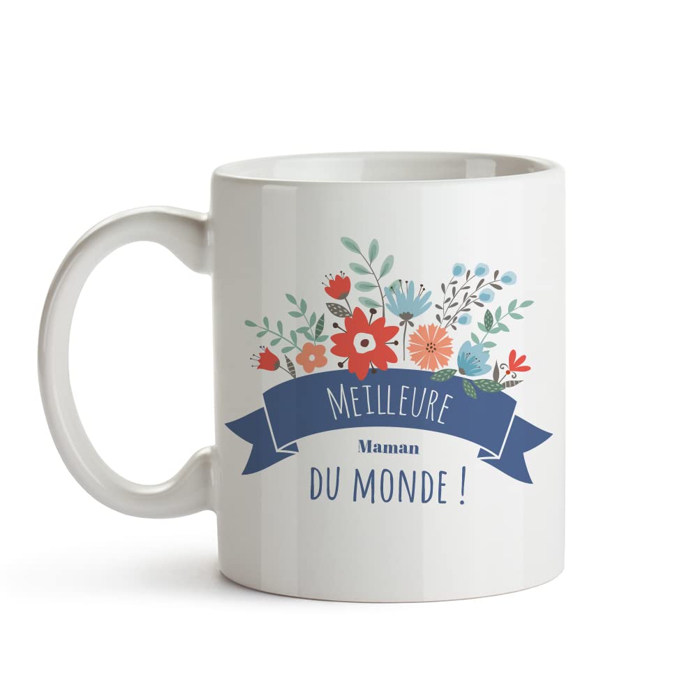 CADEAUX.COM - Best Mum of the World Mug - Mum Gift - Original Mother's Day Gift Idea