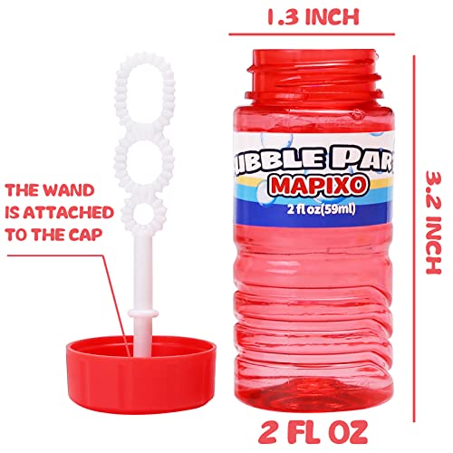 16 Pack Bubble for Kids Party Favors, Bubble Bottle with Wand Attached