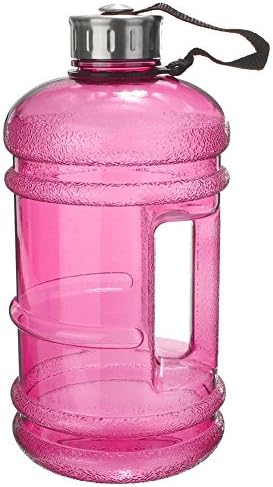 2.2L Large BPA Sports Gym Fitness Training Work Out Drink Water Bottle Camping Kettle (Pink)