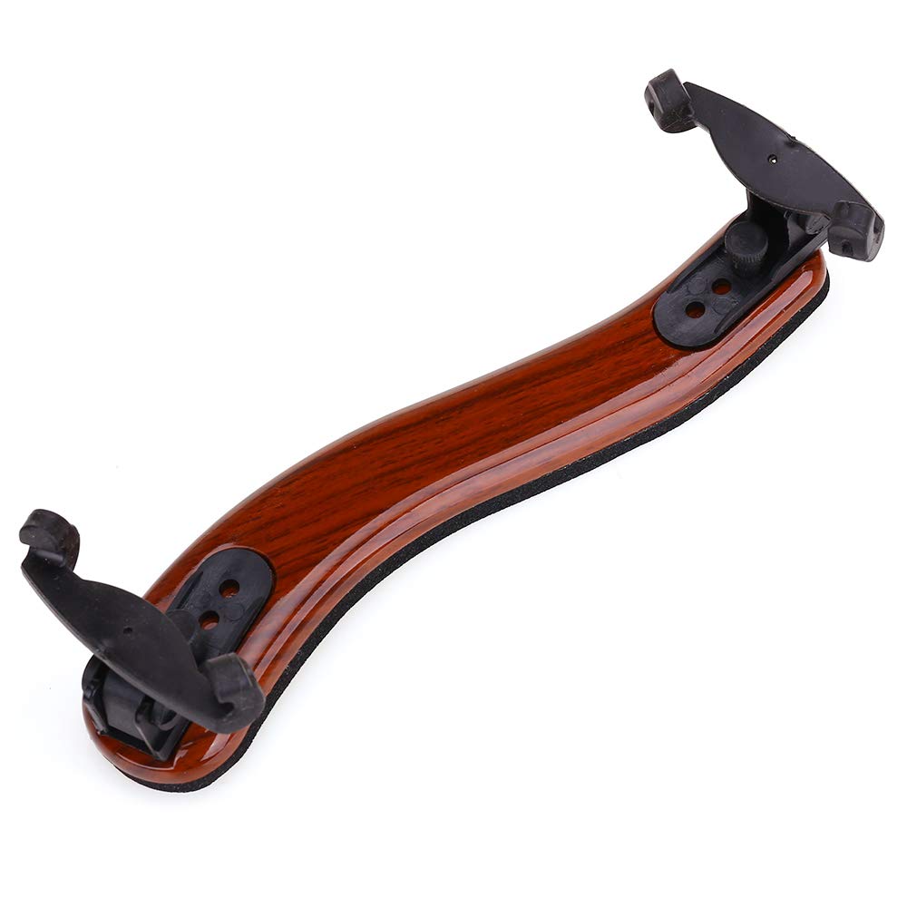 Photo 1 of NANYI Violin Shoulder Rest 1/2 Collapsible Adjustable 1/2 Size Violin niversal Type Violin Parts soft Safety Easy to use, High strength sponge Wood grain