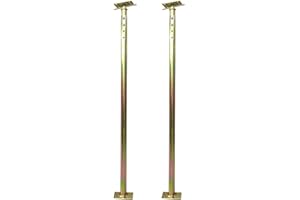 ZANURA 59" - 100" Adjustable House Floor Wall Jack Post Pole Rod Fit for Leveling Framing Basement Crawlspace Beam Roof, 2 Pack