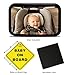 Ideapro Baby Car Backseat Mirror, Rear View Facing Back Seat Mirror Child Safety Rearview Adjustable Forward Baby Mirror for Infant